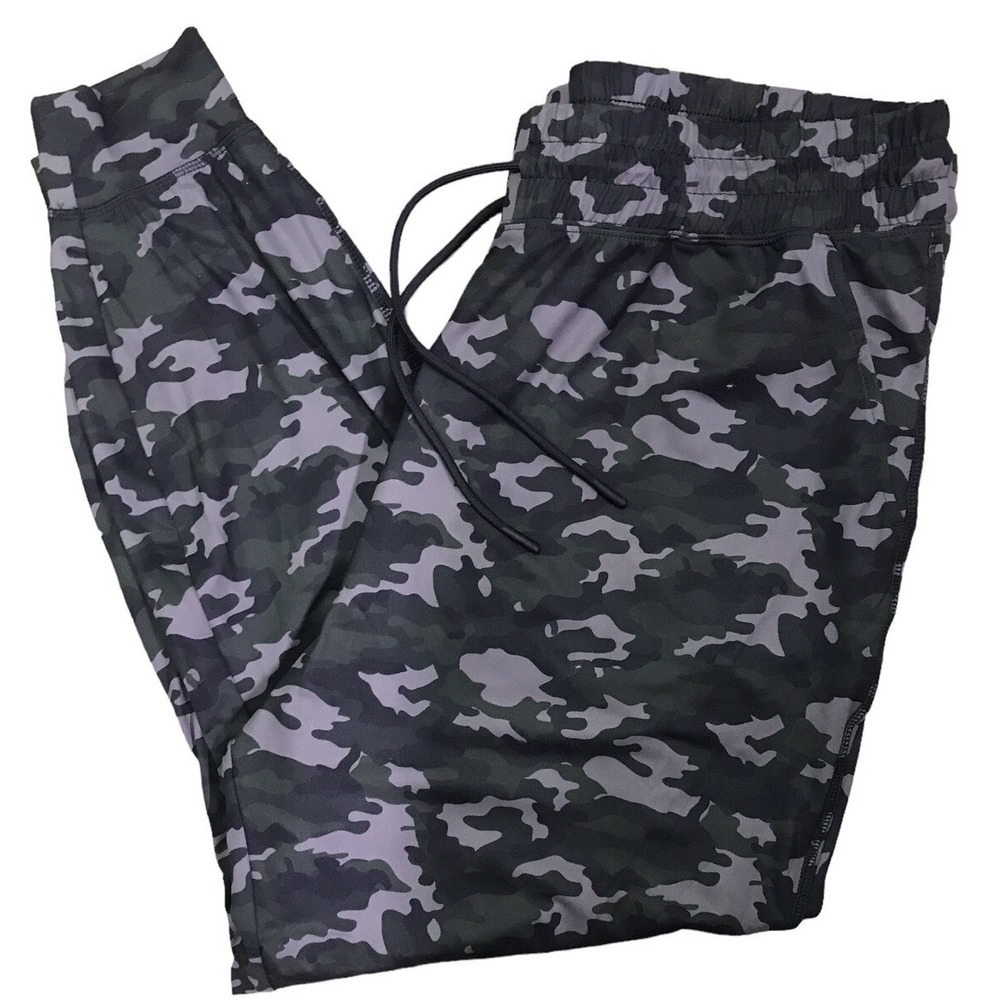 Fabletics Women's High-Waisted Performance Jogger Charcoal Camo Size  XXL/1X
